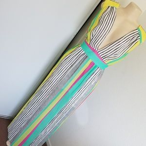 Sz L summer maxi dress swim coverup